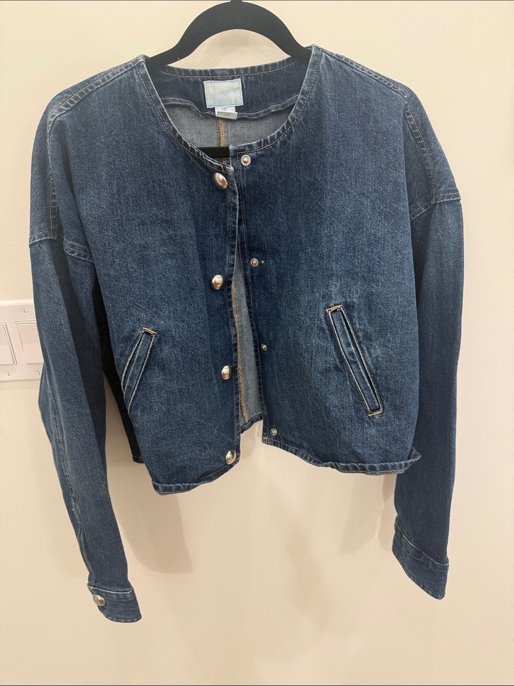 H&M Dark Blue Denim Jean Jacket